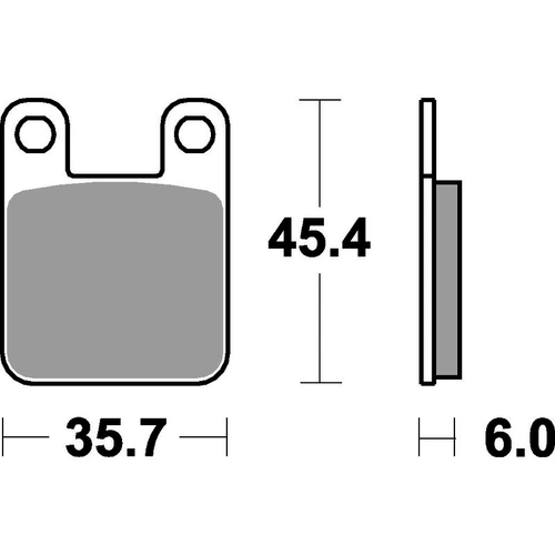 SBS 559HF Front/Rear Brake Pads (Ceramic Street)