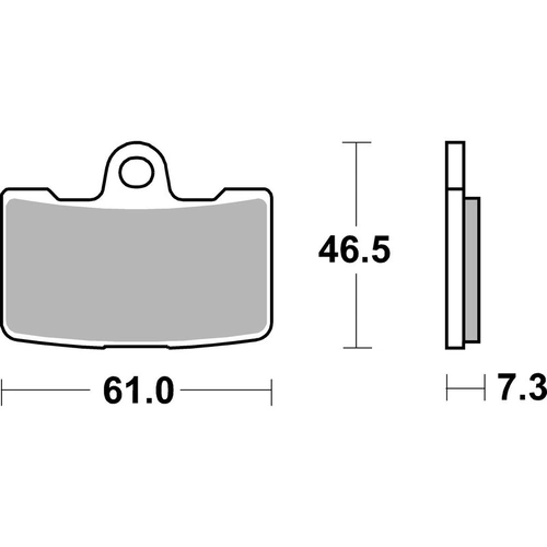 SBS 856HS Front Brake Pads (Sinter Street)