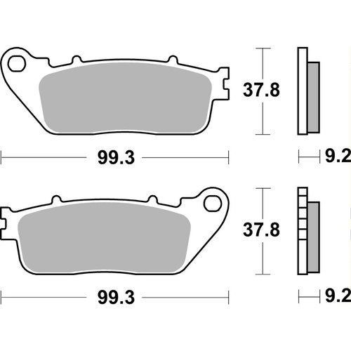 SBS 862Ls Rear Pads - Sinter Street