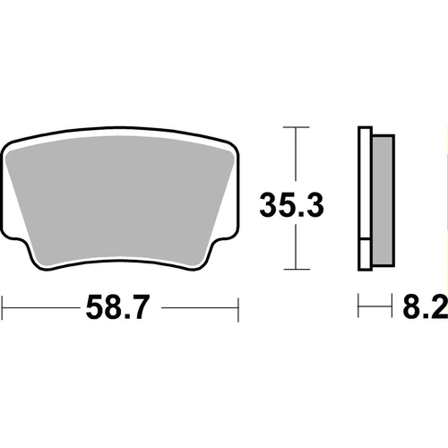 SBS 867Si Front/Rear Pads - Sinter Off Road