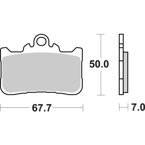 SBS 994HS Front Brake Pads (Sinter Street)