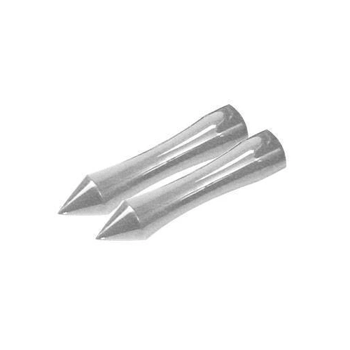 Scorpion Custom Spear Head Chrome Pair Footpegs