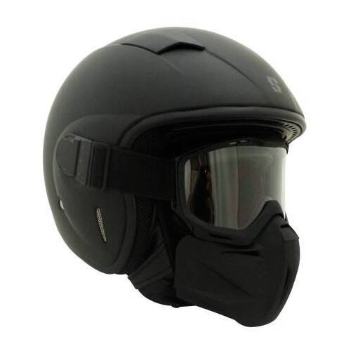 Scorpion Gangster Matte Black Helmet - SKU:SCH006MB3