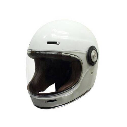 Scorpion Vintage Gloss White Helmet