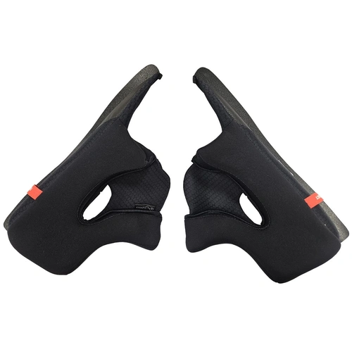 ScorpionExo Exo-1400 Evo/Exo-1400 Evo II Carbon Air Cheek Pads - Black - XS - SKU:SE1146106002