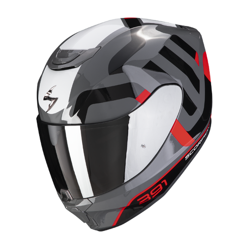 ScorpionExo Exo-391 Arok Helmet - Grey/Red/Black - 2XL