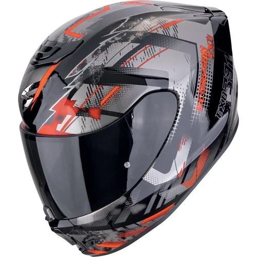ScorpionExo 391 Clutter Full Face Helmet - Black/Red
