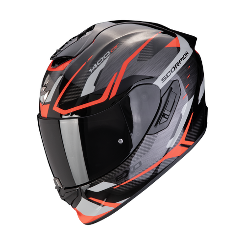 ScorpionExo Exo-1400 Evo II Air Accord Helmet - Grey/Red - S - SKU:SE14044431803