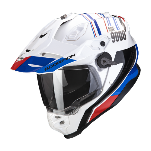 ScorpionExo ADF-9000 Air Desert Helmet - White/Blue/Red