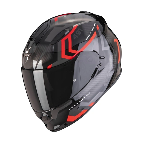 ScorpionExo Exo-491 Spin Full Face Helmet - Black/Red