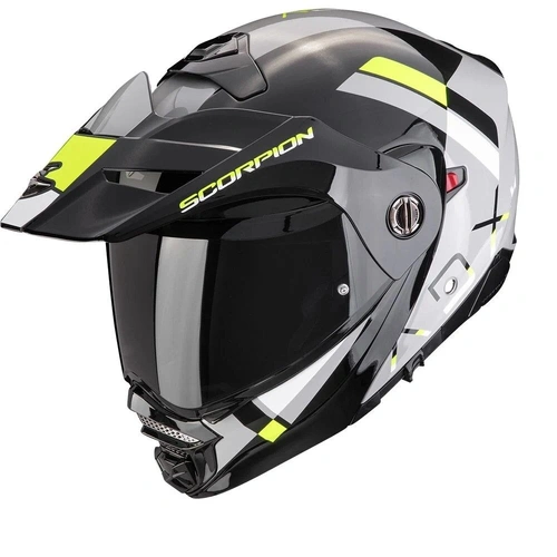 ScorpionExo ADX-2 Galane Adventure Helmet - Grey/Black/Neon Yellow