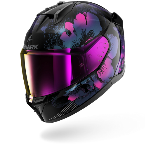 Shark D-Skwal 3 Mayfer Helmet - Black/Violet