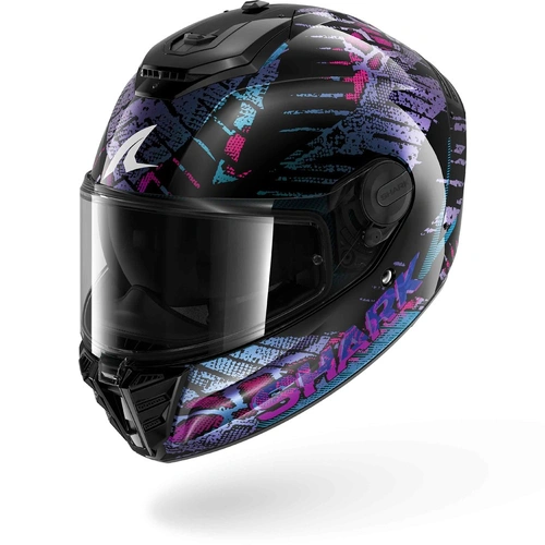Shark Spartan RS Reptaia Full Face Helmet - Black/Blue
