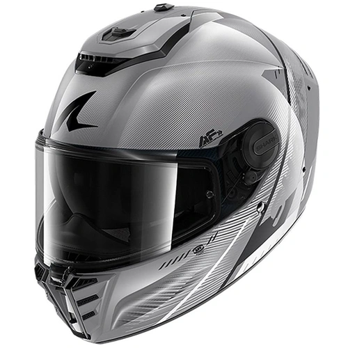 Shark Spartan RS Speed-Tech Full Face Helmet - Silver/White/Black