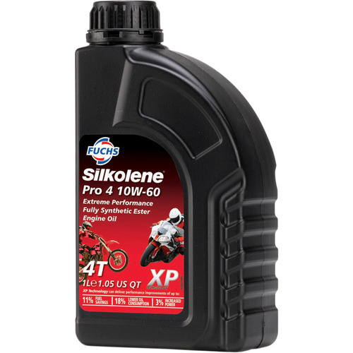 Silkolene 4 Stroke Pro 4 10W-60 - XP 1 Litre - SKU:SK600986186