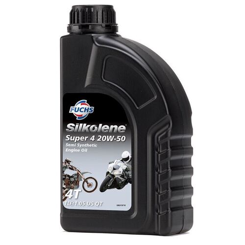 Silkolene Super 4 Engine Oil - 20W-50 - 1 Litre - SKU:SK601383854