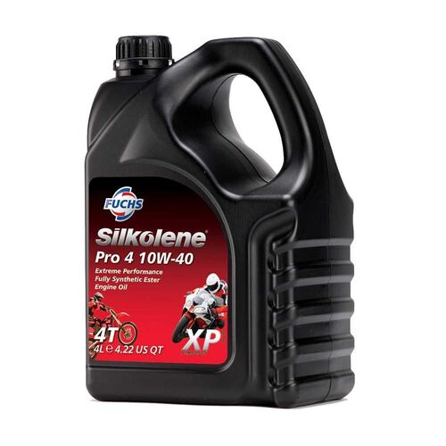 Silkolene 4 Stroke Pro 4 10W-40 4 Litres - SKU:SK602013675