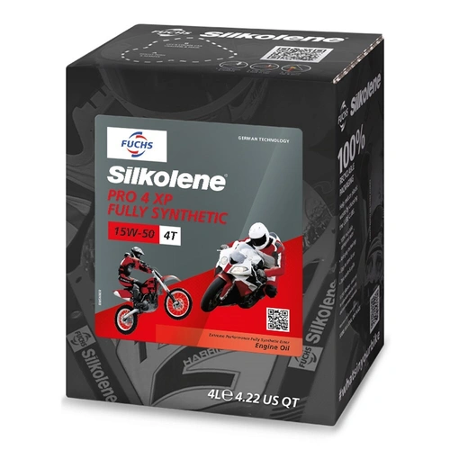 Silkolene Pro 4 XP Fully Synthetic Engine Oil - 15W-50 - 4L