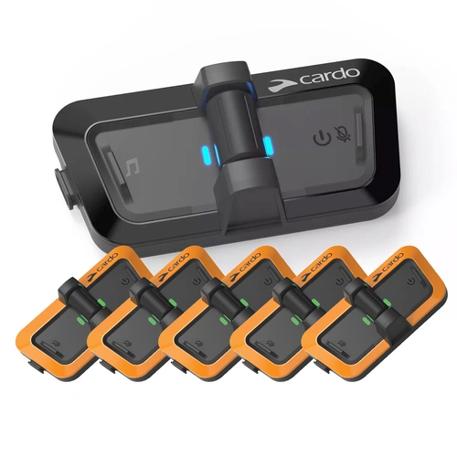 Cardo Packtalk Outdoor Instructor Set - 6 Units - [1 Instructor + 5 Students]