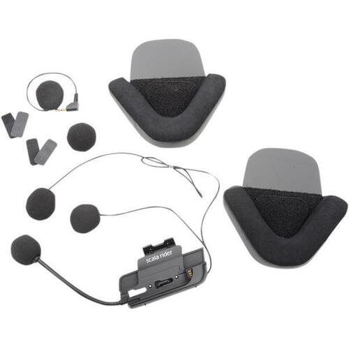 Cardo QZ/Q1/Q3 Audio & Microphone Half Helmet Kit - SKU:SRAK0023