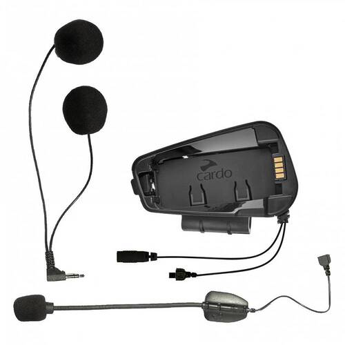 Cardo Audio Kit with Boom & Corded Mic for Freecom 1 & 4 - SKU:SRAK0040