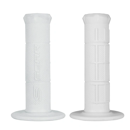 SCAR White Half Waffle Grips