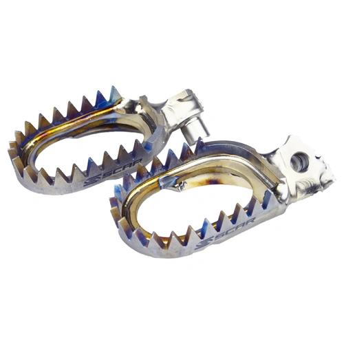 SCAR Titanium Anti mud Footpegs Yamaha YZF450 2023