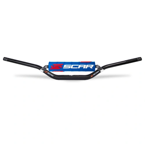 SCAR S2 7/8 Handlebar - Medium - Black Bar with Blue bar pad