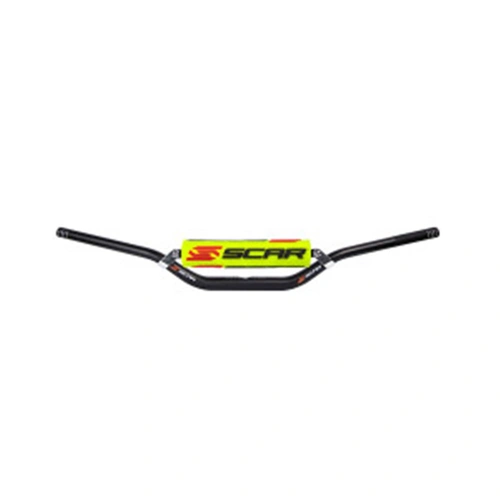 Scar S2 7/8 Handlebar - Black/Yellow - High - SKU:SRS9032Y