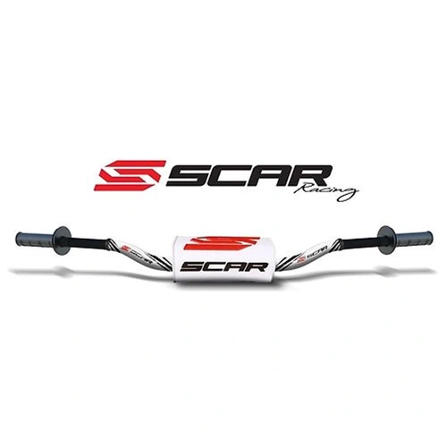 Scar O2 Handlebar - Mcgrath/Short Style - KTM - White/White - 1-1/8" - SKU:SRS9172WHWH