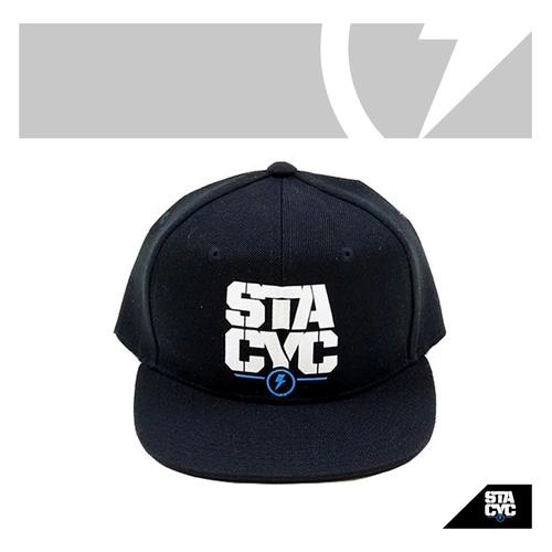 Stacyc Youth Snapback Hat - Black - OS