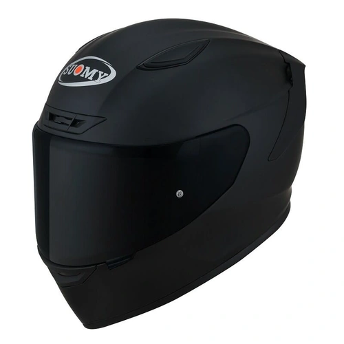 Suomy Track-1 E06 Helmet Plain - Matte Black - XS - SKU:SUK6T100X654