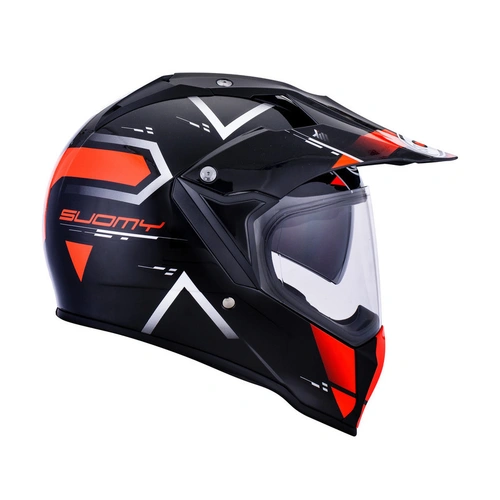 Suomy MX Tourer Road Adventure Helmet - Orange - S - SKU:SUKSME000656