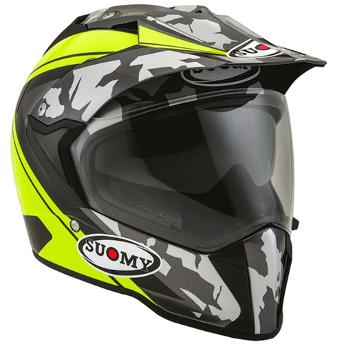 Suomy MX Tourer Desert Helmet - Matte Yellow - XS - SKU:SUKSME000854