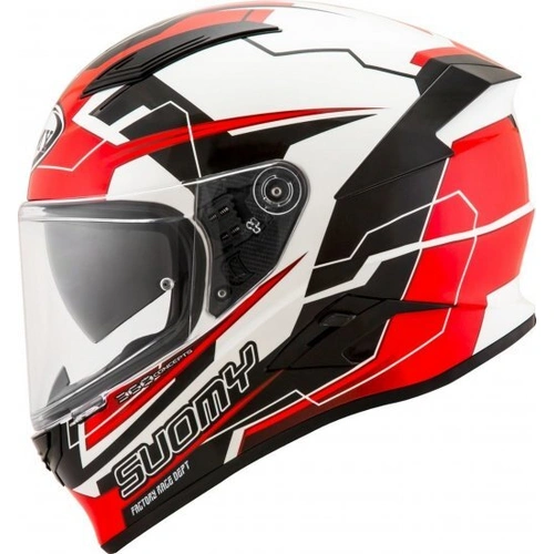 Suomy Speedstar Camshaft Helmet - Black/White/Red