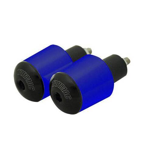 Tarmac Bar-Ends Tapered Smooth - Blue - 35mm - Blue - SKU:TARBE001BU