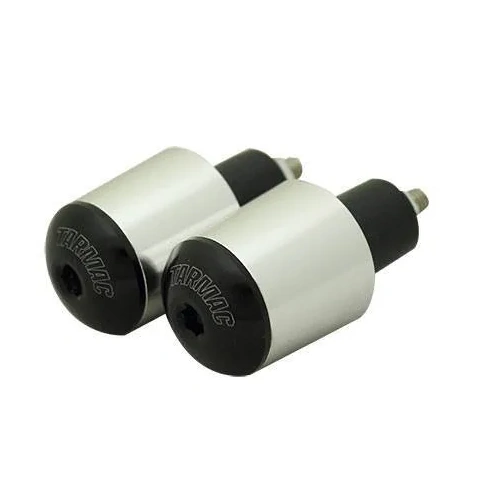 Tarmac Bar-Ends Tapered Smooth - Grey - 35mm - Silver