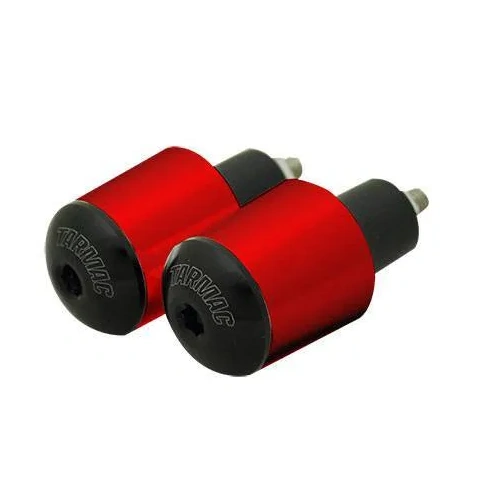 Tarmac Bar-Ends Tapered Smooth - Red - 20mm - Red