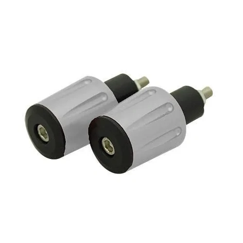 Tarmac Bar-Ends Tapered Grooved - Grey - 36mm - Silver
