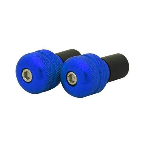 Tarmac Bar-Ends Knurled - Blue