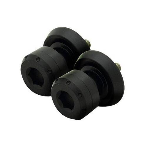 Tarmac Pickup Knob/Slider - Black - 6mm - Black - SKU:TARPU04BK