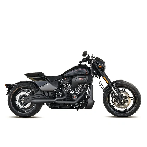 Two Brothers Racing Gen-2 Megaphone Full System for Harley-Davidson FXDR '19-22, Fatboy/Breakout '18-23 - Black