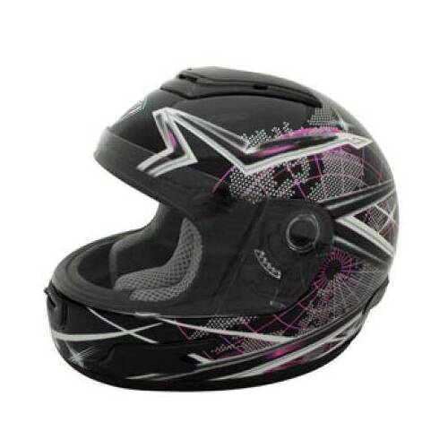 THH Youth TS-31Y Black Pink Road Helmet