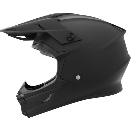 THH T710X Solid Matte Black Helmet - Unisex - X-Large - Adult - Black - SKU:THH128MBK6