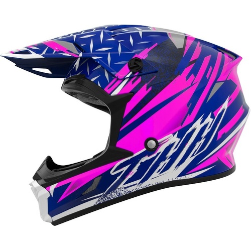 THH Youth T710X Assault Pink Blue Helmet - Women Specific - Large - Youth - Pink/Blue - SKU:THH129PKBUY5