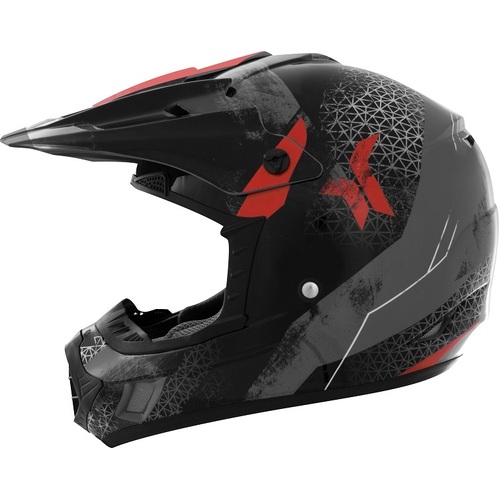 THH Youth TX-12 Recon Grey Orange Helmet