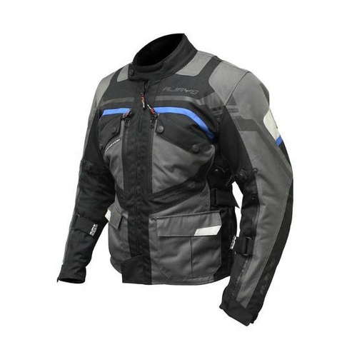 Rjays Dune Jacket - Grey/Blue/Black - XS - SKU:TJ0011GYBU2