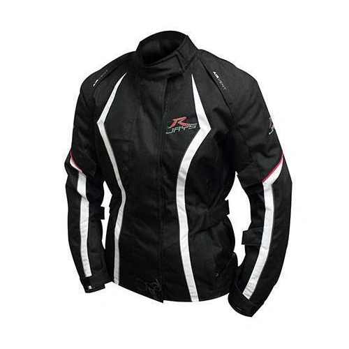 Rjays Opal III Womens Jacket - Black/White/Red - S - SKU:TJ0012BKWHDS