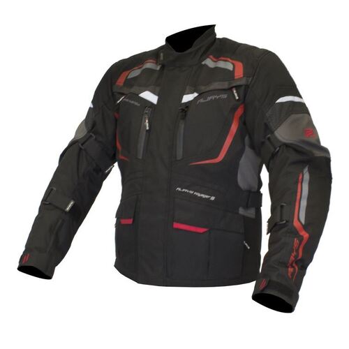 Rjays Voyager V Black Red Jacket - Unisex - Medium - Adult - Black/Red - SKU:TJ0022BKRD4