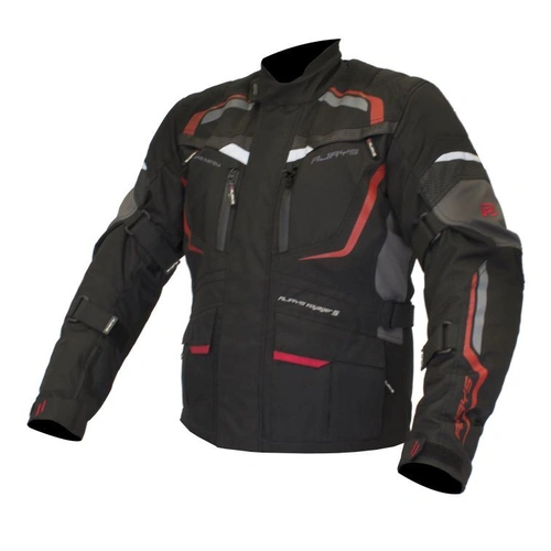 Rjays Voyager V Jacket - Black/Red